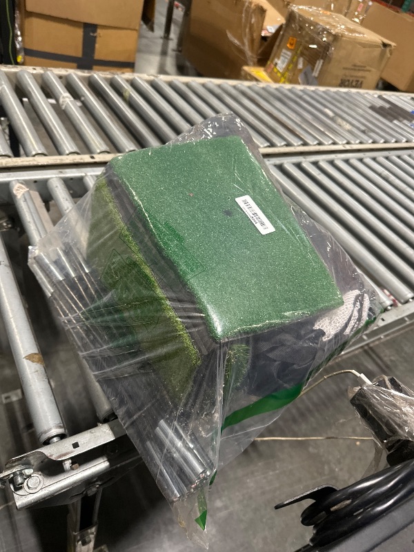 Photo 1 of 10x7FT Golf Net with Foldable Tri-Turf Practice Mat, All-in-1 Golf Hitting Aid with Scoreboard & Target, Chipping Training Nets for Backyard Driving, Ideal Gifts for Men Dad Husband Boys (10x7ft)