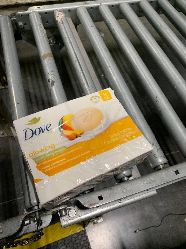Photo 1 of Dove Beauty Bar Soap Glowing Mango & Almond Butters, 8 Bars for Radiant Skin, Illuminates Skin 3.75 oz