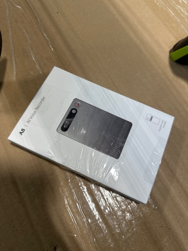 Photo 1 of **locked into an account** AI Voice Recorder with App Control, Advanced AI Technology for Transcription & Summarization, 64GB Memory, Magnetic Case, Supports 50 Languages – Audio Recorder for Lectures, Meetings, Interviews