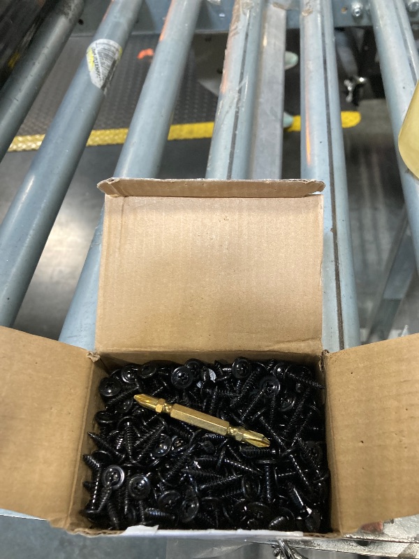 Photo 1 of (300 pcs)#8×3/4" Black Truss Head Wood Screws Quick Metal Self Tapping Zinc Oxide