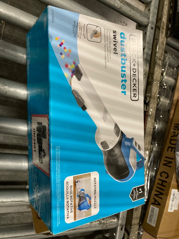 Photo 1 of ***so used*** BLACK+DECKER dustbuster AdvancedClean Cordless Handheld Vacuum, Compact Home and Car Vacuum with Crevice Tool (CHV1410L)
