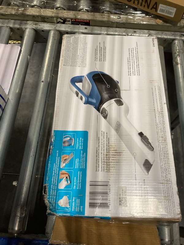 Photo 1 of ***dirty***very used***BLACK+DECKER dustbuster AdvancedClean Cordless Handheld Vacuum, Compact Home and Car Vacuum with Crevice Tool (CHV1410L)