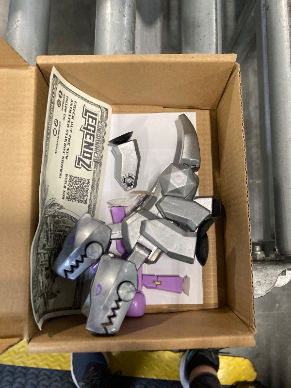 Photo 1 of Zing StikBot & Mega Monster Stop-Motion Animation Pack – Exclusive Lavender Purple StikBot + Silver Cerberus Figure, Creative Toy for Kids Age 4+