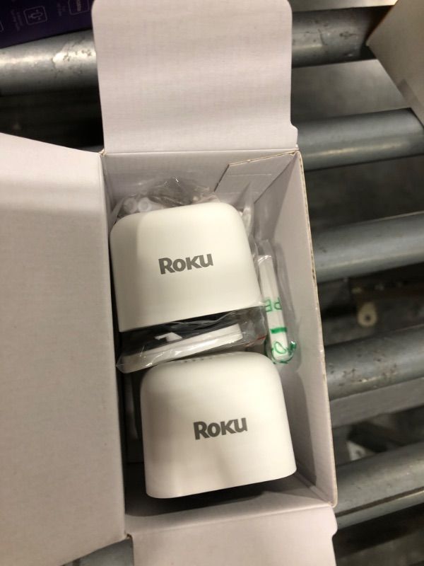 Photo 1 of ***MISSIING BATTERY***Roku Indoor Camera - Home Security - 2-Pack - Wired Security Camera & Pet Monitor with 1080p HD Color Night Vision, Works with Alexa & Google, Motion & Sound Detection, WDR & WiFi 6