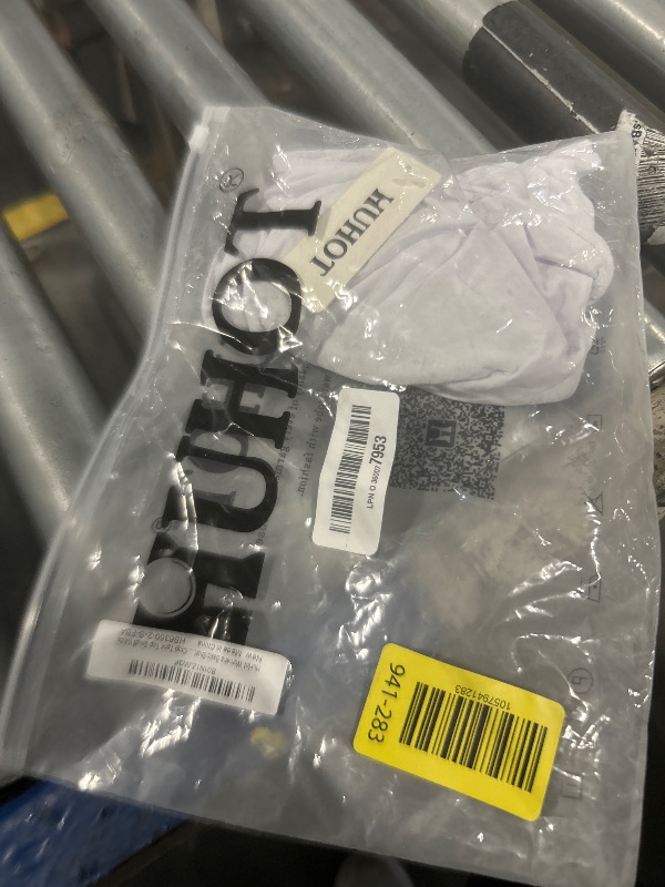 Photo 1 of ** UNKNOWN SIZE***HUHOT Womens Basic Short Sleeves Off The Shoulder Short Cami White Crop Tops for Women Sexy