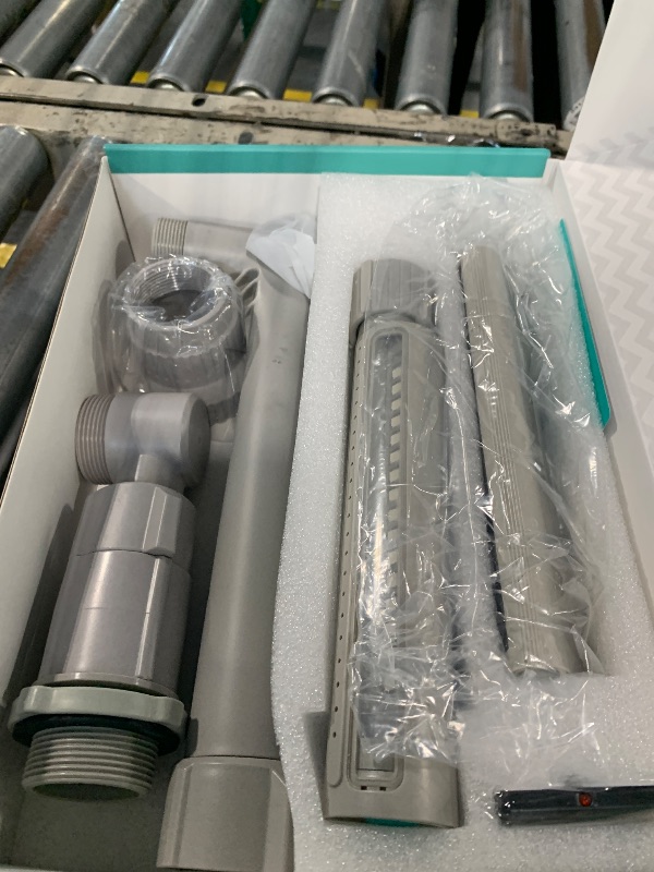 Photo 1 of ?Original? Solar Pool Fountain with 10-Color 4-Mode LED Lights – Auto Light Sensing, Above/Inground Pool Fountain Solar Lights with Remote, Dual-Head Adjustable Sprinkler, Cooling 6-15 Degrees