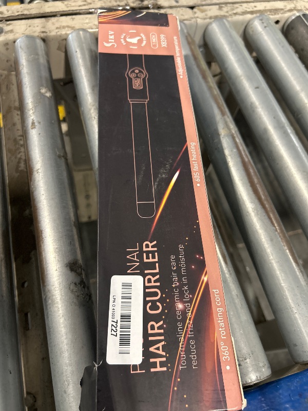 Photo 1 of 1 Inch Curling Wand Long Barrel, Dual Voltage Hair Curling Iron Wand Ceramic for Long Hair,10 Adjustable Temp