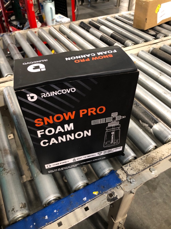 Photo 1 of ***MISSING PARTS***Raincovo Foam Cannon Wide Mouth for Pressure Washer, Thick Snow Foam Lance for Car Wash, Adjustable Soap Cannon with 1/4 Inch Quick Connector, Additional 1.1mm Orifice Nozzle