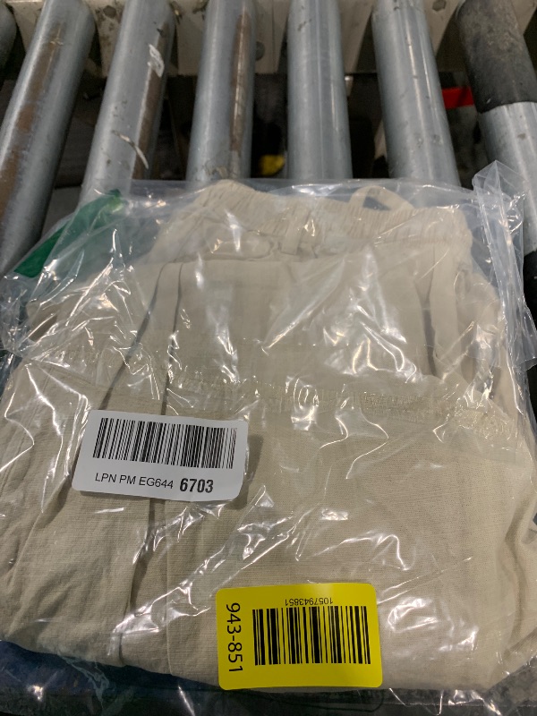 Photo 1 of *** UNKNOWN SIZE*** Sailwind Men's Drawstring Linen Pants Casual Summer Beach Loose Trousers