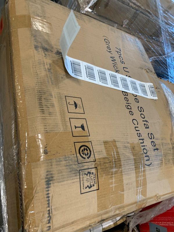 Photo 1 of **(ONLY ONE CHAIR)**KISLOT UPHOLSTERED DINING CHAIRS WITH CASTERS EASY ASSEMBLY SIDE DESKCHAIR WITH ROLLERS FOR DININGROOM, LIVING ROOM, KHAKI, 2 BOX, 
FRIGIDAIRE EFRF694, 6.5 CU FT, UPRIGHT FREEZER, PLATINUM SERIES, STAINLESS STEEL**(DOESNT WORK, PARTS O