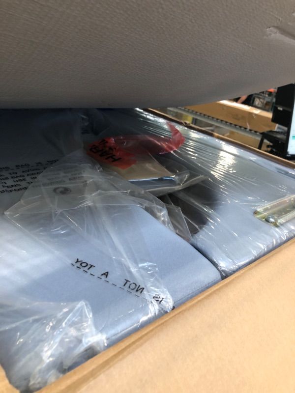 Photo 1 of **(ONLY ONE CHAIR)**KISLOT UPHOLSTERED DINING CHAIRS WITH CASTERS EASY ASSEMBLY SIDE DESKCHAIR WITH ROLLERS FOR DININGROOM, LIVING ROOM, KHAKI, 2 BOX, 
FRIGIDAIRE EFRF694, 6.5 CU FT, UPRIGHT FREEZER, PLATINUM SERIES, STAINLESS STEEL**(DOESNT WORK, PARTS O