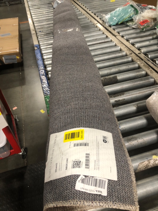 Photo 1 of ** USED** Livabliss x Nabela Noor Home Shanti Traditional Border Area Rug, 7'10" x 10',Grey