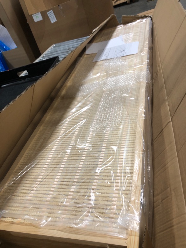 Photo 1 of ** NEW/ NO RETURNS *** FDW Room Divider Bamboo Room Divider Wall Folding Privacy Wall Divider Wood Screen for Home Bedroom Living Room (6 Panel, Natural)