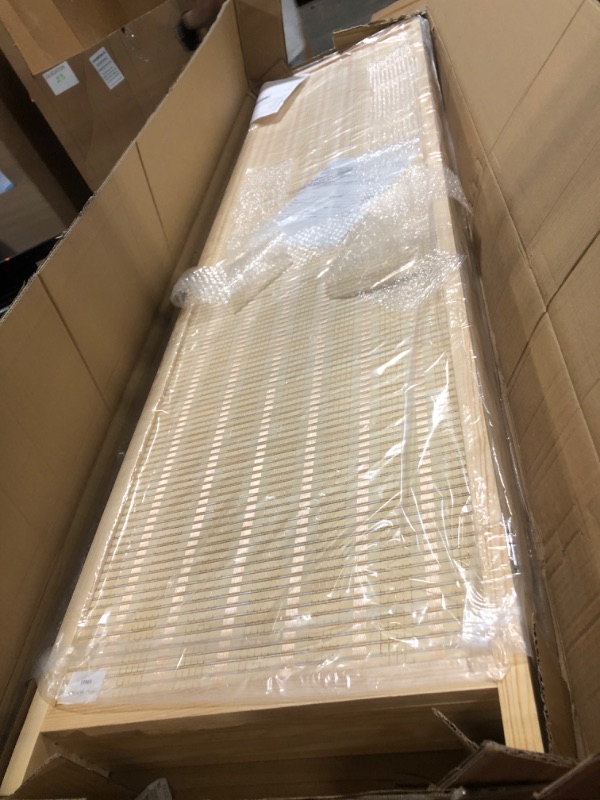 Photo 1 of ** NEW/ NO RETURNS *** FDW Room Divider Bamboo Room Divider Wall Folding Privacy Wall Divider Wood Screen for Home Bedroom Living Room (6 Panel, Natural)