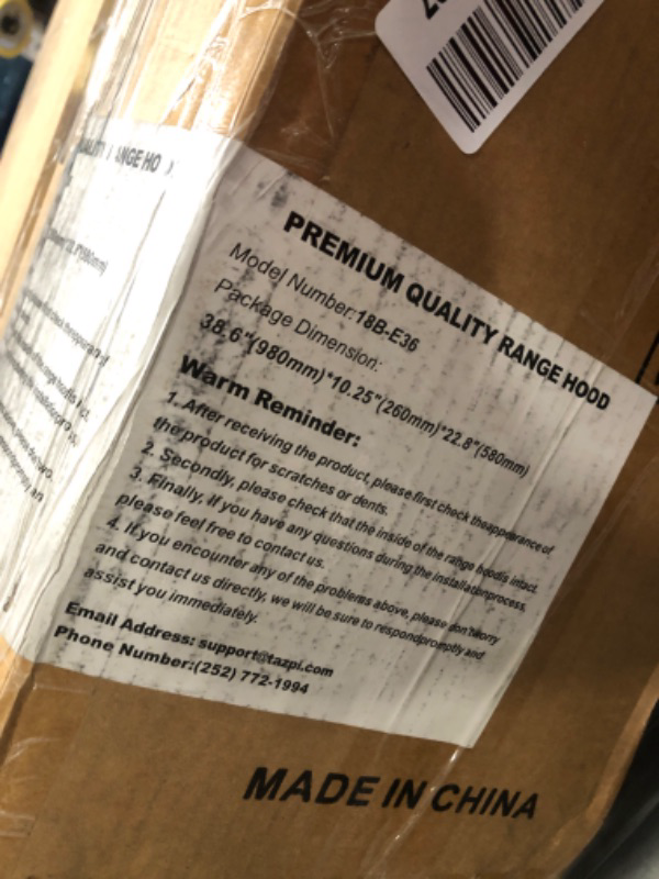 Photo 1 of ** HARDWARE COMPLETE** 36 inch Under Cabinet Range Hood 1200 CFM with 4-Speed Gesture Sensing & Touch Control, Stainless Steel Kitchen Stove Vent Hoods with 2 LED Lights, Time Setting, Dishwasher-Safe Baffle Filters