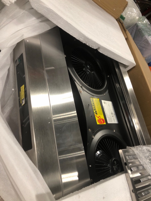 Photo 1 of ** HARDWARE COMPLETE** 36 inch Under Cabinet Range Hood 1200 CFM with 4-Speed Gesture Sensing & Touch Control, Stainless Steel Kitchen Stove Vent Hoods with 2 LED Lights, Time Setting, Dishwasher-Safe Baffle Filters