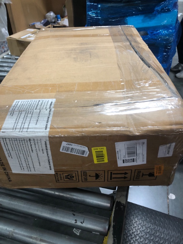 Photo 1 of ** HARDWARE COMPLETE** 36 inch Under Cabinet Range Hood 1200 CFM with 4-Speed Gesture Sensing & Touch Control, Stainless Steel Kitchen Stove Vent Hoods with 2 LED Lights, Time Setting, Dishwasher-Safe Baffle Filters