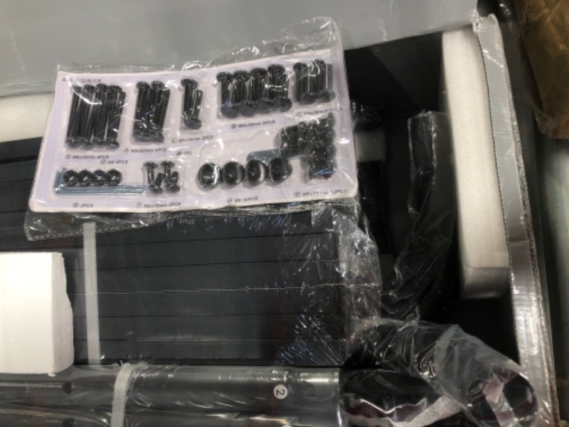 Photo 1 of ** NEW ** zunatu King Size Metal Platform Bed Frame/Victorian Style Headboard and Footboard/Steel Slat Support/Easy Assembly/No Box Spring Needed/Underbed Storage/Noise Free/Black