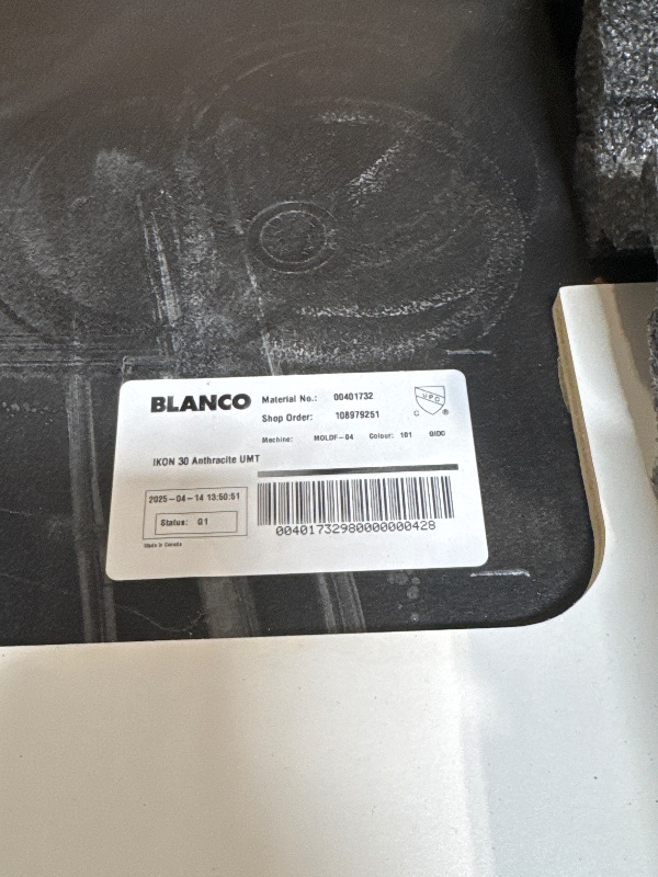 Photo 1 of ** NEW** BLANCO, Anthracite 401732 IKON SILGRANIT Apron-Front Farmhouse Kitchen Sink, 30" X 19"