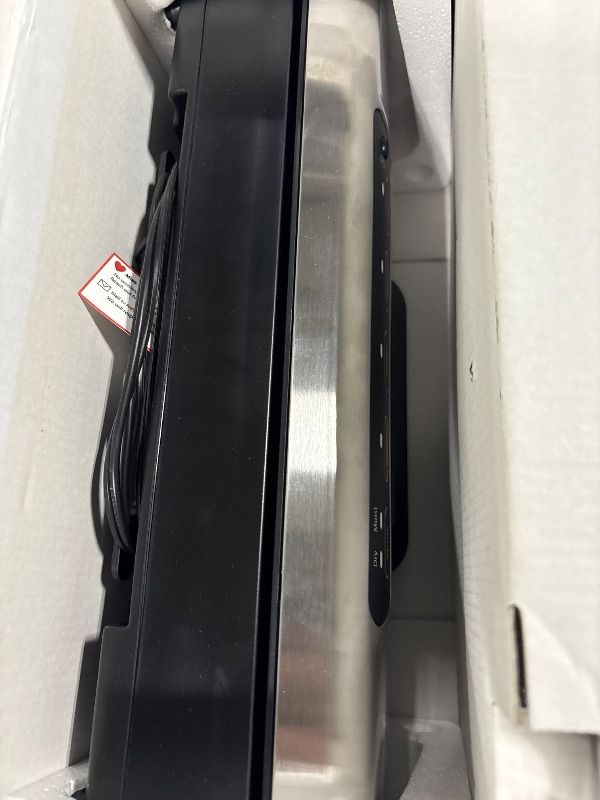 Photo 1 of ***Missing hose and gasket***Potane Precision Vacuum Machine,Pro Food Sealer with Built-in Cutter and Bag Storage(Up to 20 Feet Length), Both Auto&Manual Options,2 Modes,Includes 2 Bag Rolls 11”x16’ and 8”x16’,Compact Design