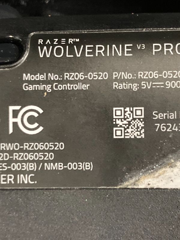 Photo 1 of *****CORRECT ITEM****Razer Wolverine V3 Pro Wireless Gaming Controller: Licensed for Xbox Series X|S, Xbox One, Windows PC - 6 Remappable Buttons - Fast Triggers - Customizable Thumbsticks - Wired Tournament Mode - Black