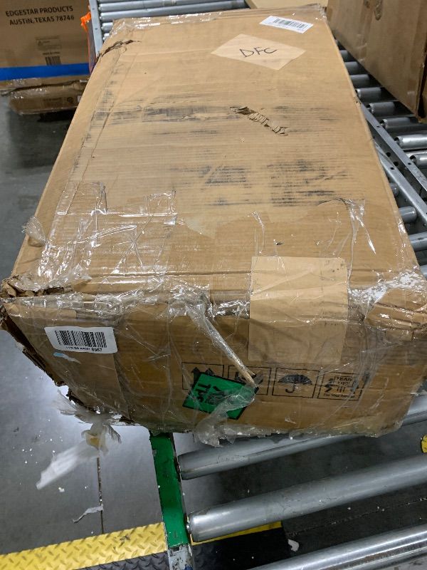 Photo 1 of **No Return**No Return**No Return**No Return**No Return**No Return**
1) SAUDER 5 TIER BOOK SHELF WOODEN BOOKCASE MULTIPURPOSE BOOKSHELF FOR HOME OFFICE, LIVING ROOM, IN CHALKED CHESTNUT
2) DWVO 55" CONVERTIBLE SOFA BED, 3-IN-1 SLEEPER SOFA WITH PULL-OUT B