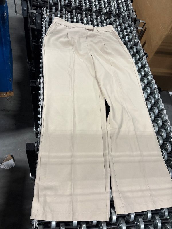 Photo 1 of **MINOR TEAR**LOOK AT LIVE PHOTOS***
NIMIN Women Wide Leg Pants High Waisted Dressy Work Trousers Business Slacks Casual Pants 2025 Fashion Outfits with Pockets Apricot MEDIUM