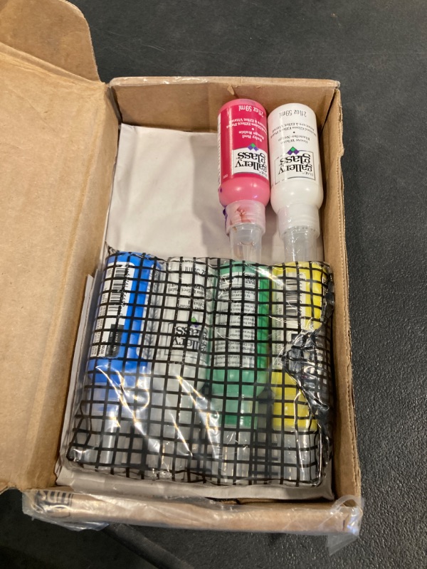 Photo 1 of ** ONLY 6**
Plaid Gallery Glass Window Color Beginner Set (2-Ounce), (8-Pack)