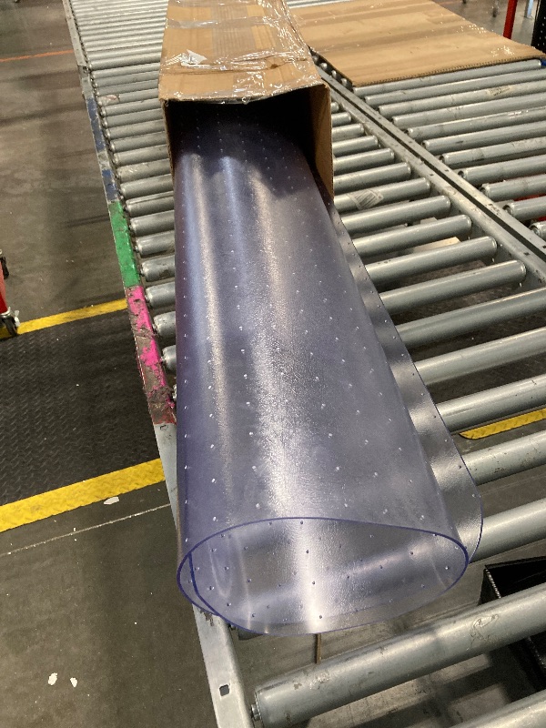 Photo 1 of ** minor wear damage from use** Dimex Office Chair Mat for Low Pile Carpet with Lip, 36" x 48", Clear