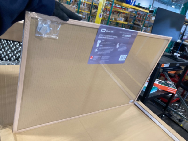 Photo 1 of ** FACTORY SEALED**
Quartet 23" x 35" Cork Bulletin Board Finish Frame - Oak

