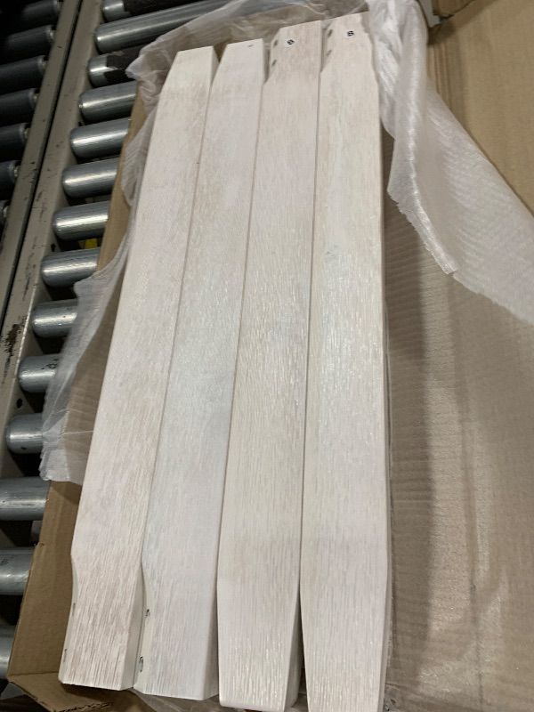 Photo 1 of ** NEW** KELRIA Retro Rustic Style 6-Piece Dining Set, Including 4 Upholstered Chairs, 1 Table and a Bench, for Playroom, Living Room, Home Bar, and Kitchen, Whitewash, Brown + White