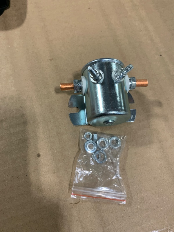 Photo 1 of *****SIMILAR***
Stylemafia Max 200A Trombetta Continuous Solenoid Relay 3 Terminal Heavy Duty Winch Marine 24106 SPST Solenoid 12VDC