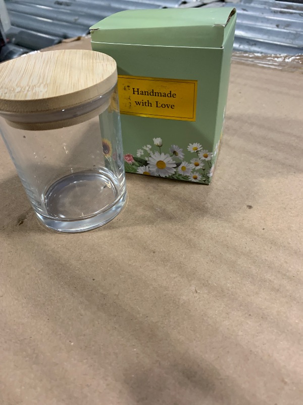 Photo 1 of *****SIMILAR***
1PC Small Glass Storage Jars with Airtight Lids, 18 fl oz (550ml) Cute Clear Glass Storage container with bamboo Lid, Glass Pantry Canister for Beans, Rice, Sugar, Cookie Coffee and etc