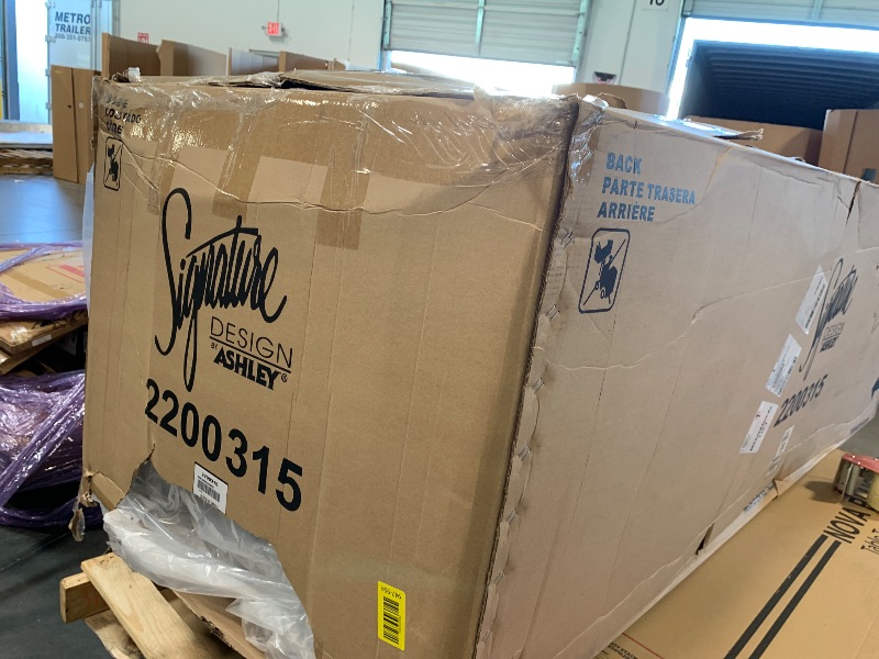 Photo 1 of ****NO RETURN***
+
Signature Design by Ashley Next-Gen DuraPella Power Reclining Sofa – Wireless & USB Charging, Zero-Gravity, Water-Repellent Faux Leather, Tan/Brown