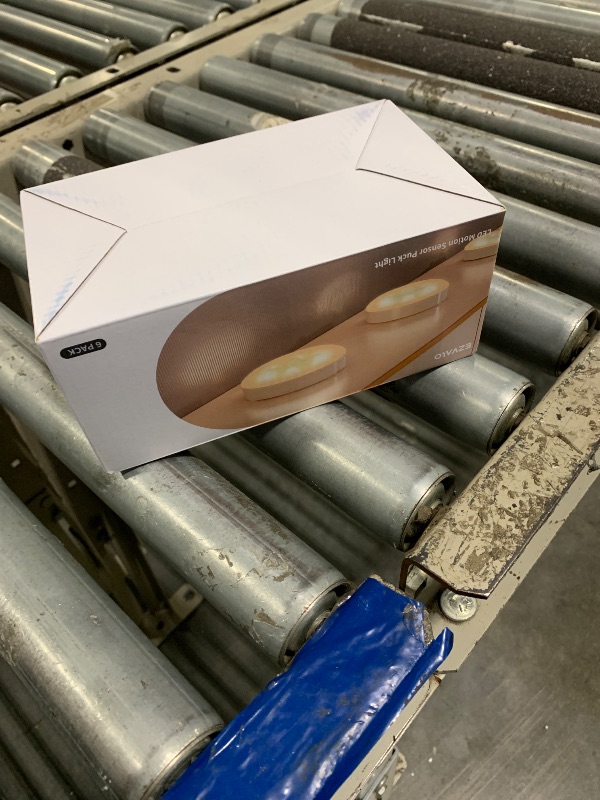 Photo 1 of ***SEE CLERK NOTES***EZVALO Under Cabinet Lighting with Charging Station,1000mAh Rechargeable Puck Lights with Remote, 3 Color Temps & 12 RGB Closet Lights, Dimmable Motion Sensor Lights for Shelf, Kitchen (6 Packs)