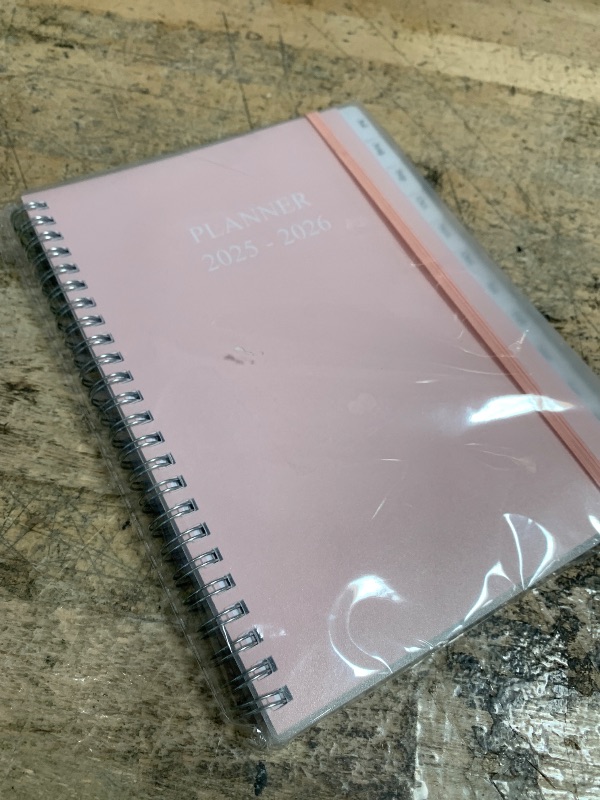 Photo 1 of 2025-2026 Planner - Weekly & Monthly Planner Runs Jul 2025 to Jun 2026, 6.25" x 8.25", 12 Monthly Tabs, 14 Notes Page, Plastic Pocket, Flexible Cover with Twin-Wire Binding, Planners 2025-2026LPNPMER4351794
