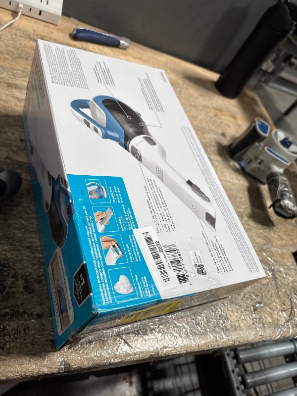 Photo 1 of (needs new charger) BLACK+DECKER dustbuster AdvancedClean Cordless Handheld Vacuum, Compact Home and Car Vacuum with Crevice Tool (CHV1410L)