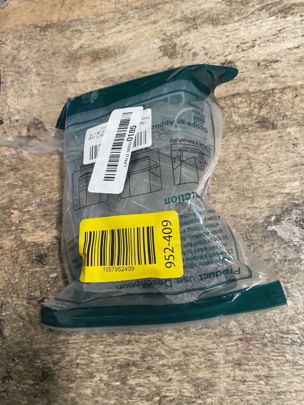 Photo 1 of 1" x 1.75" Rectangular Chair Leg Floor Protectors, Chair Foot Protectors for Wood Floors, Chair Leg Protectors for Hardwood Floors, Anti-Scratch & No Noise. 16 Pcs Clear