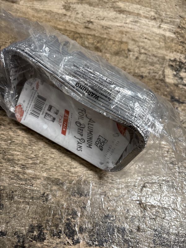 Photo 1 of (20 Pack) Drip Pans Compatible with Char-Broil Grills 9328812P06 Foil Liner l Fits Grease Tray G416-0015-W1 l Disposable Aluminum Foil