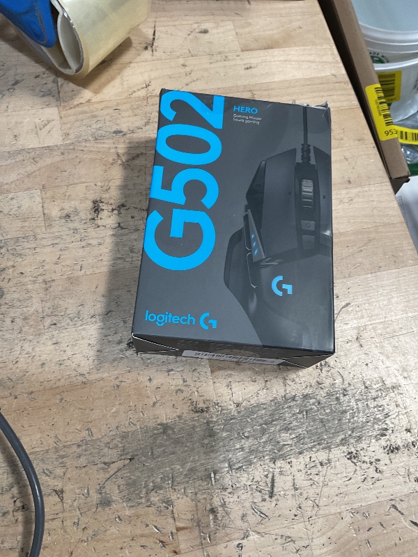Photo 1 of Logitech G502 HERO High Performance Wired Gaming Mouse, HERO 25K Sensor, 25,600 DPI, RGB, Adjustable Weights, 11 Programmable Buttons, On-Board Memory, PC / Mac