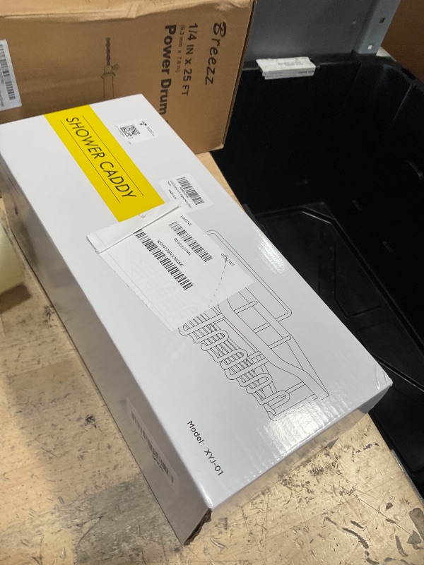 Photo 1 of **ASSEMBLY ADHESIVE MISSING** EUDELE Adhesive Shower Caddy, 5 Pack Rustproof Stainless Steel Bath Organizers With Large Capacity, No Drilling Shelves for Bathroom Storage & Home Decor-XL Size