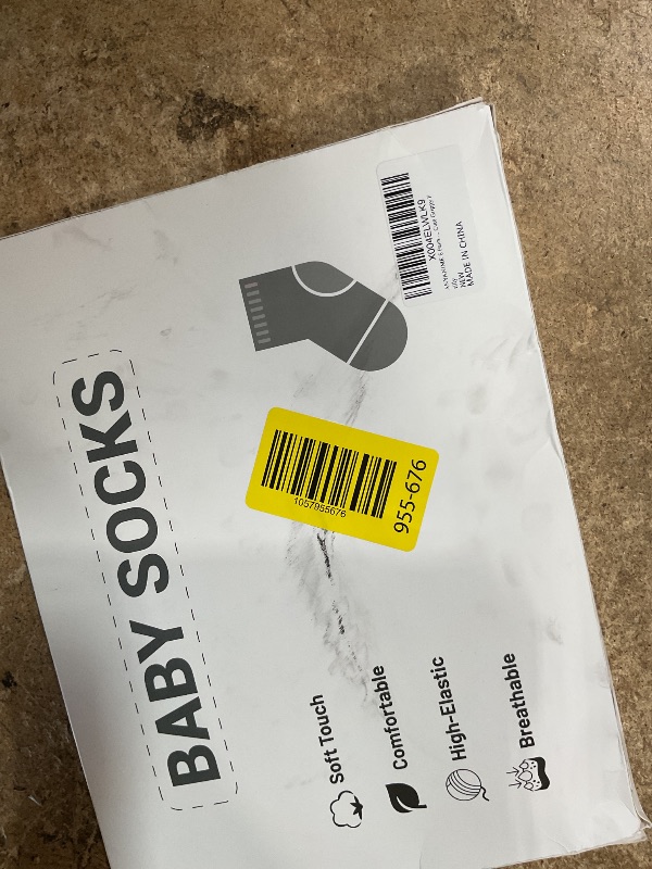 Photo 1 of ANYANIME 6 Pairs Toddler Ruffle Socks for Girls - Baby Grip Non Slip Cute Grippy Frilly