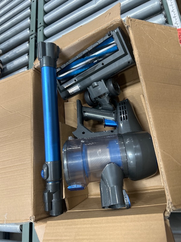 Photo 1 of *******************Missing battery and cord**************
Cordless Vacuum Cleaner, 33Kpa/400W Stick Vacuum Cleaners with 45Min Detachable Battery, 6-in-1 Lightweight Cordless Stick Vacuum Cleaner for Home Hardwood Floor Pet Hair Carpet