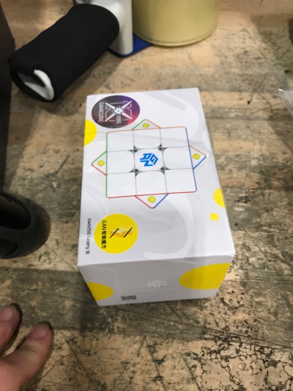 Photo 1 of GAN 356 i Carry S Smart Cube Magnetic, 3x3 Speed Cube Intelligent Tracking & Replaceable Batteries with CubeStation App, Compatible with iOS 9.0+, Android 4.4+ Devices for Kids Beginner