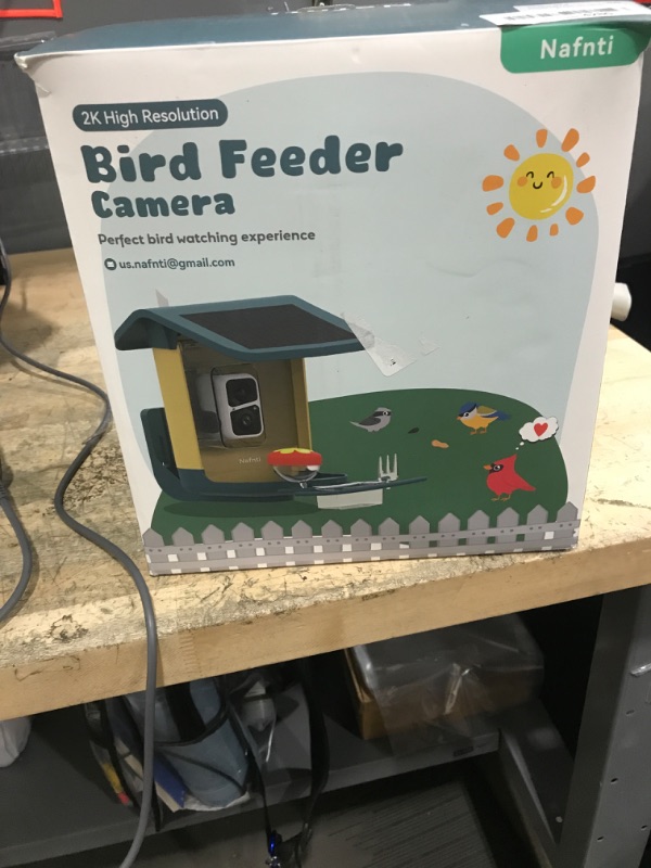 Photo 1 of 2K Smart Bird Feeder with Camera for Outdoor, Solar Powered, AI Identify 10,000+ Birds, 1.8L, IP65 Waterproof, Squirrel Proof, Live View Alerts, Various DIY Addons, Ideal Gift for Bird Watching