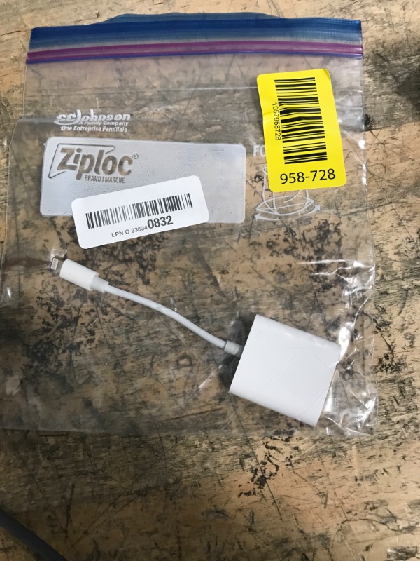 Photo 1 of (Apple MFi Certified) Lightning to SD Card Camera Reader for iPhone iPad, Dual Card Slot Memory Card Reader Supports SD and TF Card Trail Camera Viewer Sd Card Adapter Portable Micro Sd Card Reader