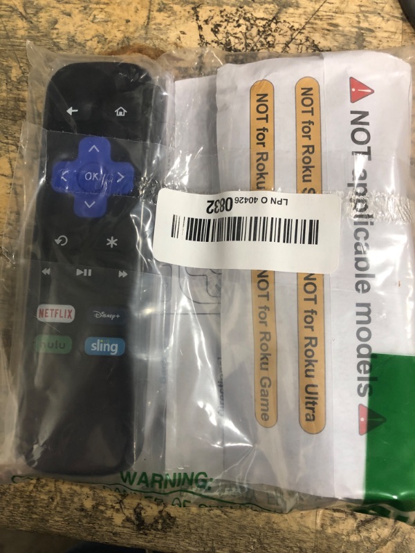 Photo 1 of (2 Pack) Replacement Remote Control for Roku Express, for Roku Premiere, for Roku Box, for Roku Player, for Roku 1 2 3 4 -?NOT for Stick or TV?