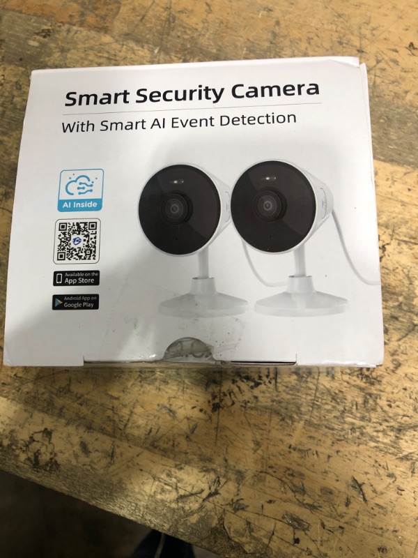 Photo 1 of [5G & 2.4G] Indoor/Outdoor Security Camera for Home, Baby/Elder/Dog/Pet Camera with Phone App, Wi-Fi Camera w/Spotlight, Color Night Vision, 2-Way Audio, 24/7, SD/Cloud Storage, Work w/Alexa, 2Pack