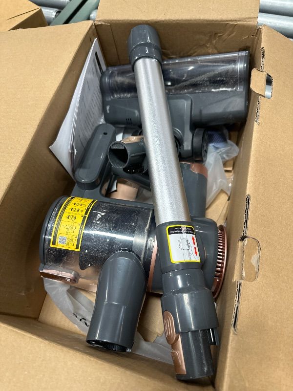 Photo 1 of (missing charger) N8 Cordless Vacuum Cleaner,Lightweight Stick Vacuum with Powerful Suction,2200mAh Battery,40 Mins Runtime,Self-Standing