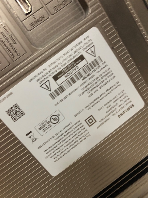 Photo 1 of ***NO POWER ON***Samsung 55-Inch Class Crystal UHD U8000F 4K Smart TV (2025 Model) Endless Free Content, Crystal Processor 4K, MetalStream Design, Knox Security, Compatible with Alexa